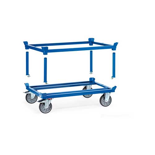 carrello portapallet basso in metallo 1