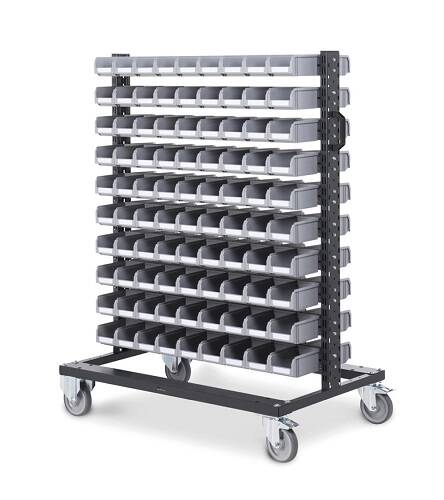 carrello con 180 contenitori