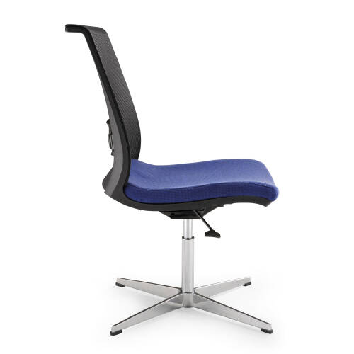 Seduta Living girevole con base a 4 razze e senza braccioli