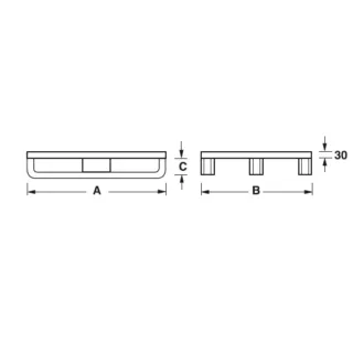 Pallet In Lamiera Con 3 Slitte