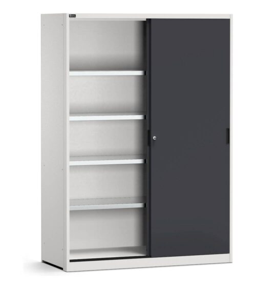 armadio con porte scorrevoli e ripiani l1428 x p600 x h2000 mm perfom21004.jpg