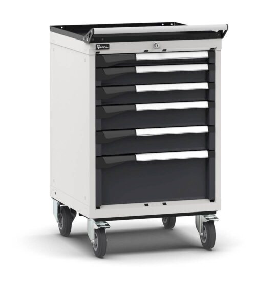 cassettiera porta attrezzi con ruote 6 cassetti 1x50 2x75 2x100 1x200 l561 x p573 x h922 mm 2.jpg