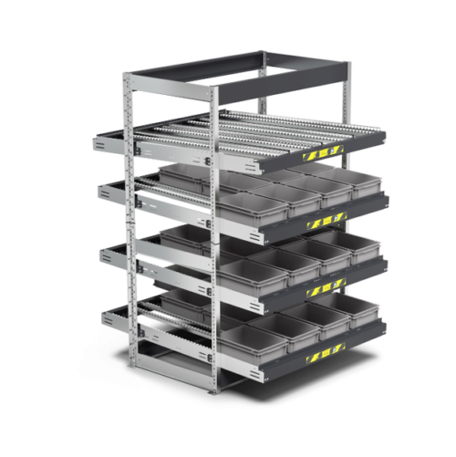 Scaffalature a gravità