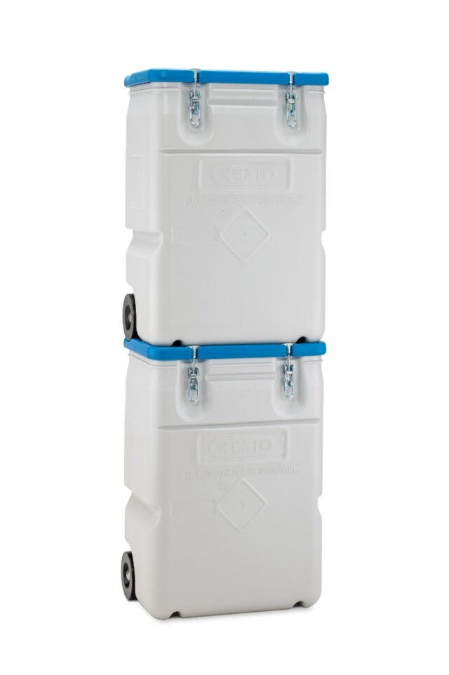 Contenitore per Raccolta Sostanze Pericolose – Mobile Box con Coperchio RICOMI