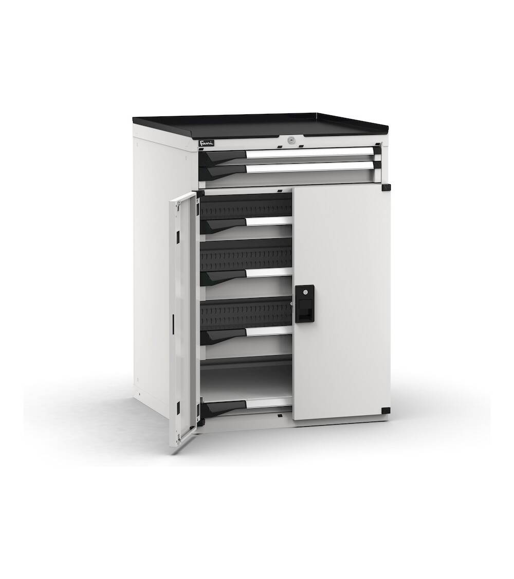 armadietto portautensili con porte 5 cassetti 1x50 2x75 2x100 1 piano estraibile l714 x p726 x h1022 mm 4.jpg
