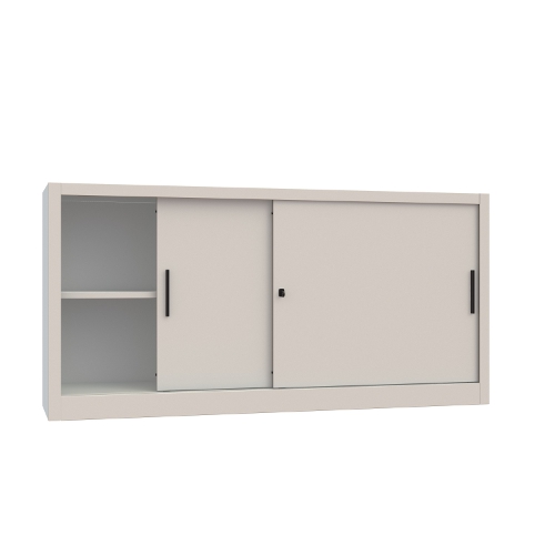 armadio ufficio monoblocco 2 ante scorrevoli s18l