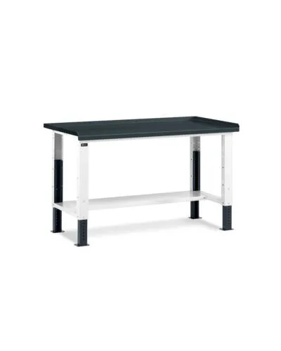 banco da lavoro altezza regolabile con piano acciaio fbg01s1500r00pd