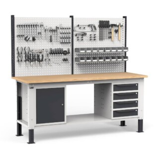 banco regolabile completo work2032 200cm