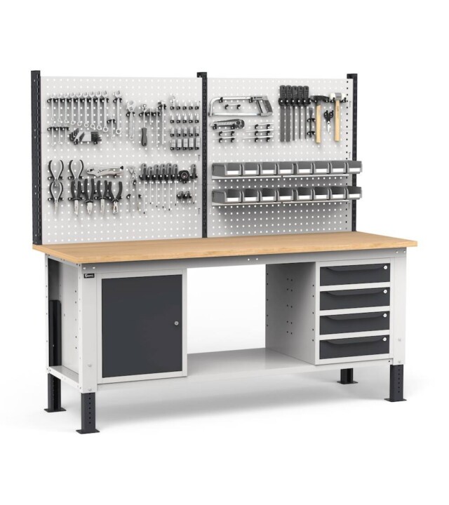 banco regolabile completo work2032 200cm