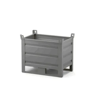 Contenitore In Lamiera Leggero Con Slitte