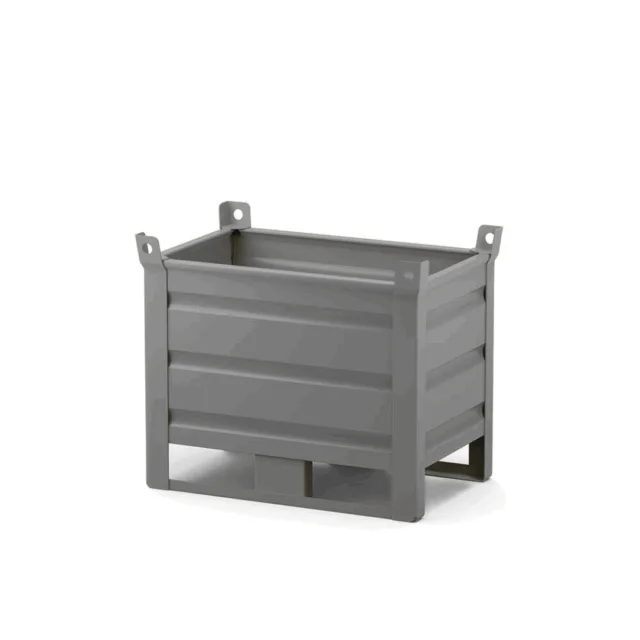 Contenitore In Lamiera Leggero Con Slitte