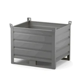 Contenitore In Lamiera Medio Con Slitte