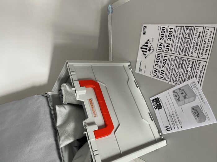 Cassetta di Sicurezza per Trasporto Batterie al Litio Li-Safe 2-L - immagine 2