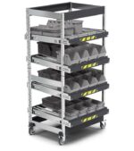 Scaffale ST con Rulliere Inclinabili e Ruote - immagine 2