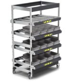 Scaffale ST con Rulliere Inclinabili con Ruote - immagine 3