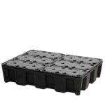 Vasca di Raccolta per Laboratorio 60L con Griglia in PE - immagine 2