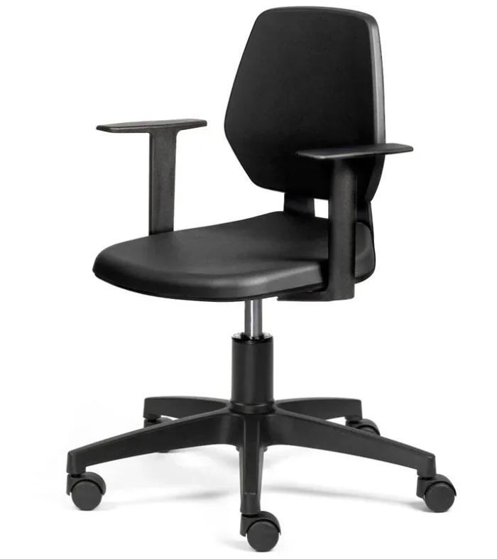 Sedia da Lavoro con Ruote e Braccioli - immagine 1