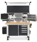 Banco da Lavoro con Pensili, Cassetti e Bracci - immagine 2