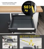 Banco da Lavoro con 4 Cassetti e Parete - immagine 6