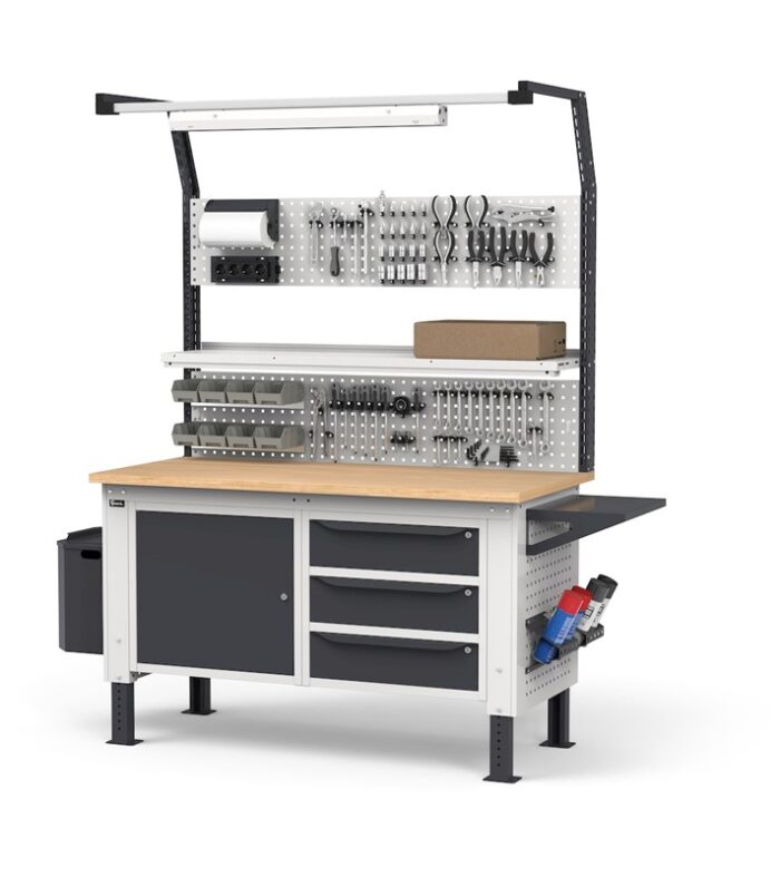 Banco Work UP con Piano in Multiplex L=1500 mm - immagine 2