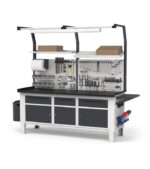 Banco Work con Piano in Acciaio L=2000 mm - immagine 3