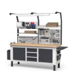 Banco Work UP con Piano in Multiplex L=2000 mm - immagine 2