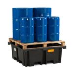 Vasca di Raccolta in PE Carico Diretto per 4 Fusti da 200L - immagine 2