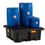 Vasca di Raccolta in PE per 4 Fusti da 200L - immagine 2