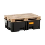 Vasca di Raccolta in PE Carico Diretto per 2 Fusti da 200L