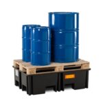 Vasca di Raccolta in PE Carico Diretto per 2 Fusti da 200L - immagine 2