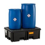 Vasca di Raccolta in PE per 2 Fusti da 200L - immagine 2