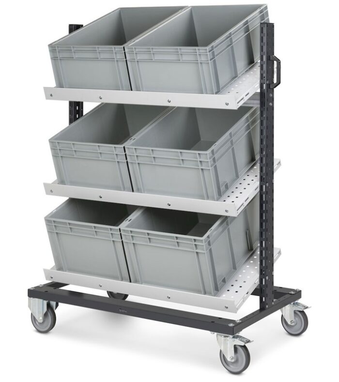 Carrello con Ruote e 3 Piani Inclinati - immagine 2