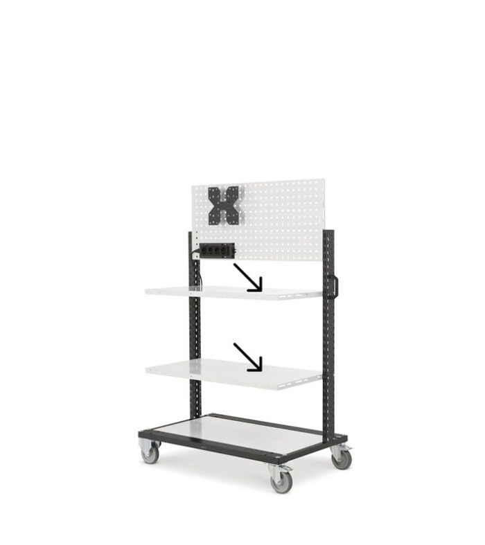 Pannello non Forato/Mensola per Visual Box L=647 m - immagine 2