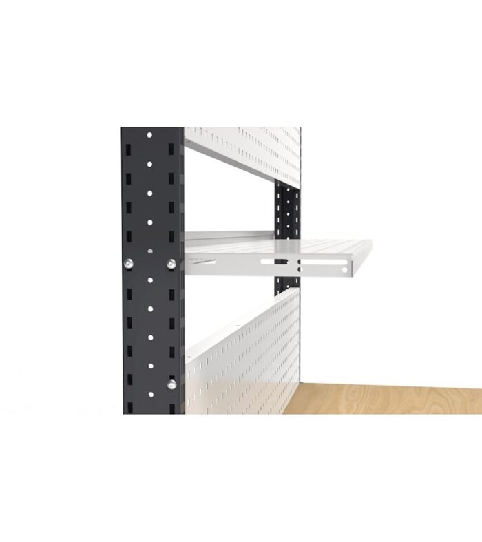 Banco da Lavoro Attrezzato con 8 Cassetti + 2 Armadietti e Pensili L=3000 mm - immagine 12