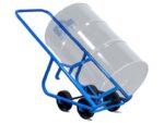 Carrello Manuale per Fusti 210L con 4 Ruote