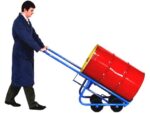 Carrello Manuale per Fusti 210L con 4 Ruote - immagine 3