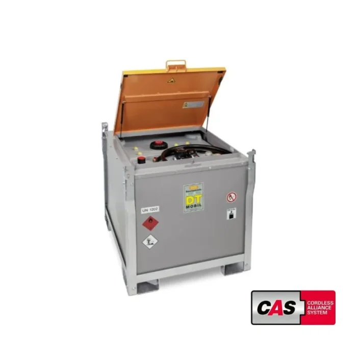 Serbatoio da Trasporto Gasolio CEMO DT Mobil Pro Hybrid Basic 980 L con Pompa 18V e Coperchio - immagine 1