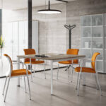 Tavolo Riunione StratosPlus 120x120 cm - immagine 3