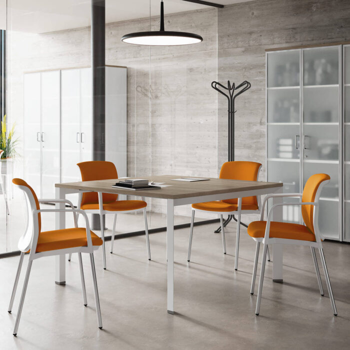 Tavolo Riunione StratosPlus 120x120 cm - immagine 3