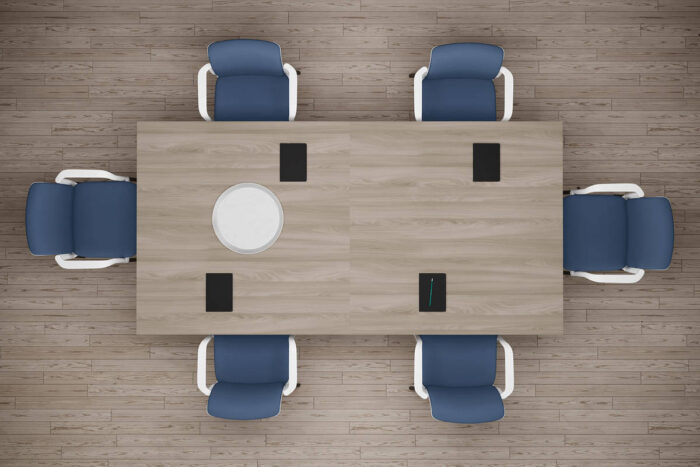 Tavolo Riunione StratosPlus 240x120 cm - immagine 4