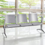 Panca Attesa Area con Seduta e Schienale in Acciaio - immagine 2