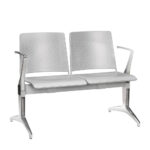 Panca Attesa Area con Seduta e Schienale in Acciaio - immagine 3