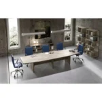 Tavolo Riunione Cubo Sagomato 360x110 cm