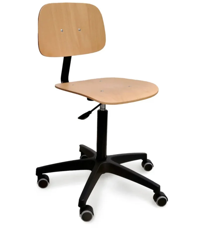 Sedia in Legno con Ruote - immagine 1