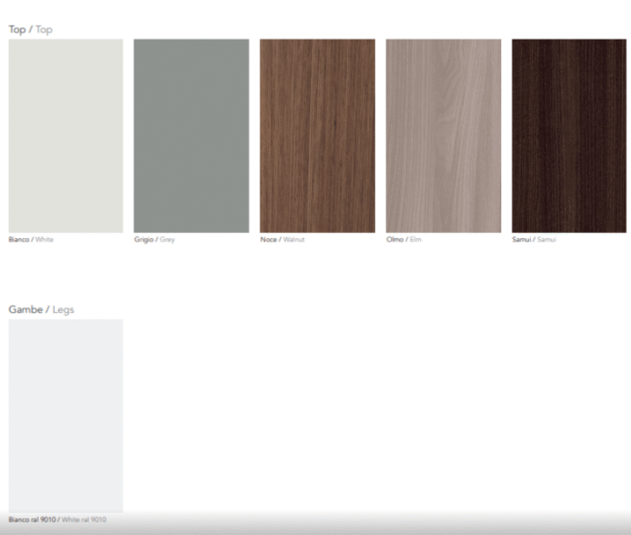 Scrivania Move con Ruote e Piano Laccato 160x80 cm - immagine 2