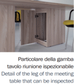 Tavolo Riunioni Derby 200x100 cm - immagine 3