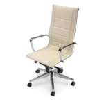 Poltrona Direzionale Kira Schienale Alto con Braccioli ed Oscillante