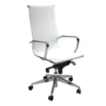 Poltrona Direzionale Kira in Rete Alta con Braccioli ed Oscillante