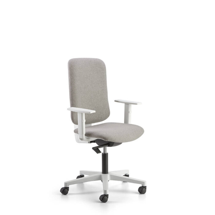 Poltrona Operativa Loop con Braccioli Regolabili e Schienale - immagine 2