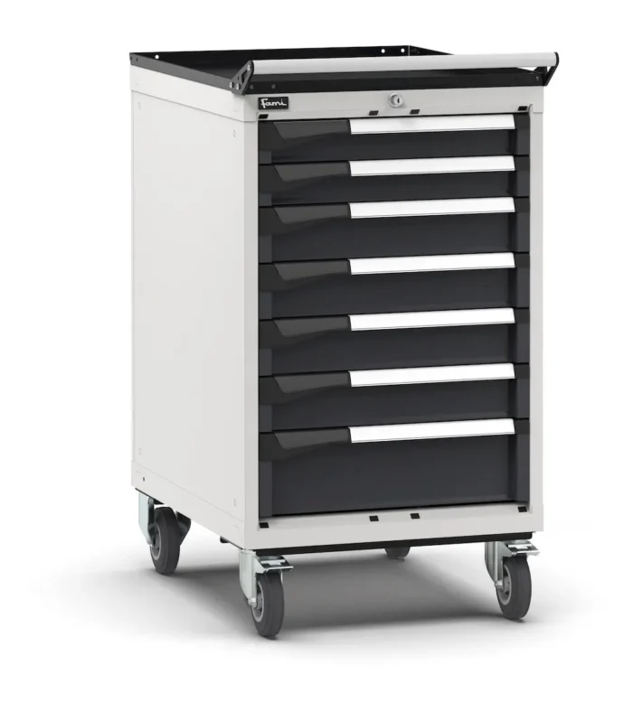 Armadio a Cassetti Master Key Comfort C0 con Ruote EH=27X36 e 7 Cassetti - immagine 1